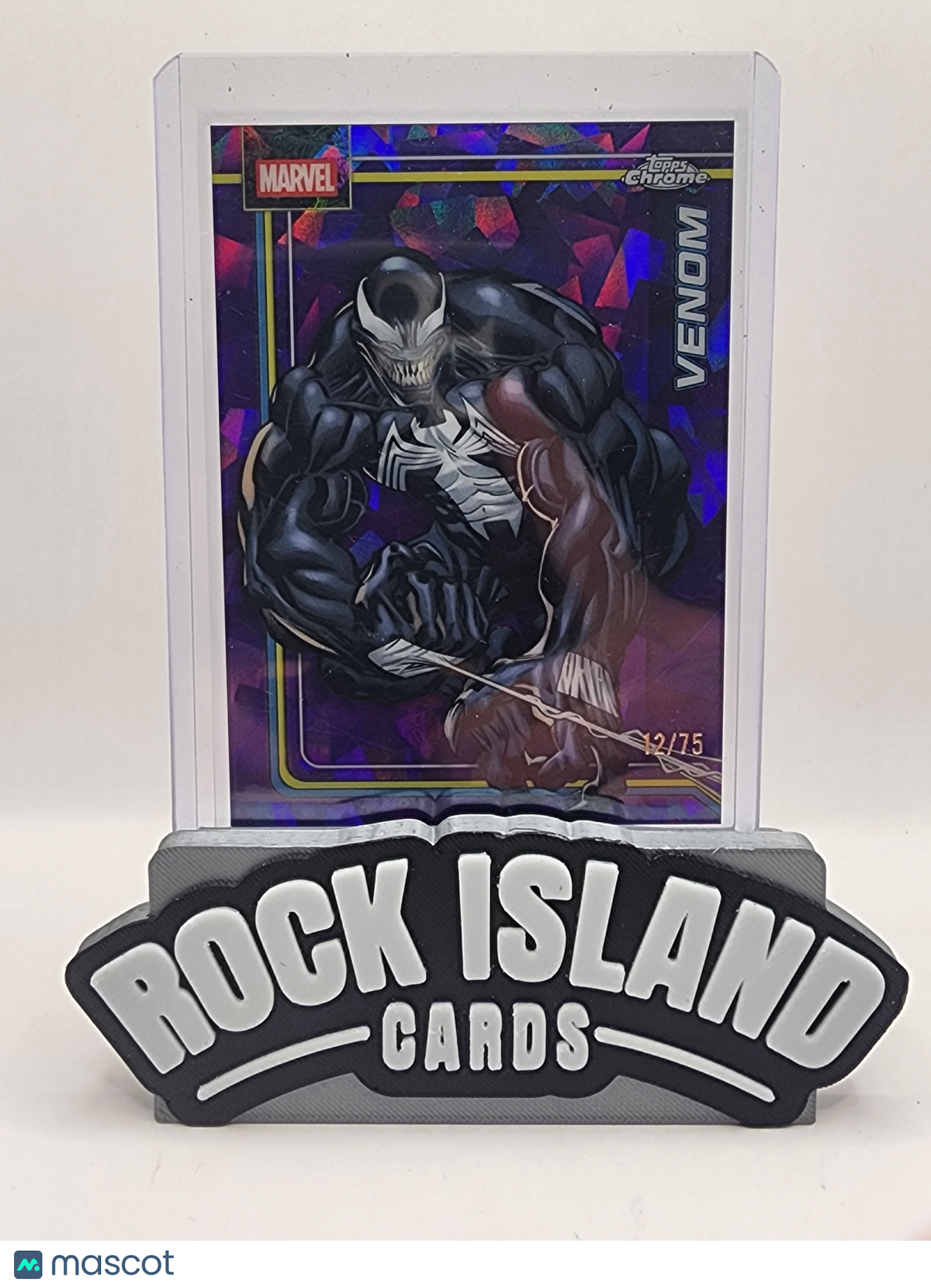 2026 Topps Chrome Marvel Sapphire Venom 12/75 #187