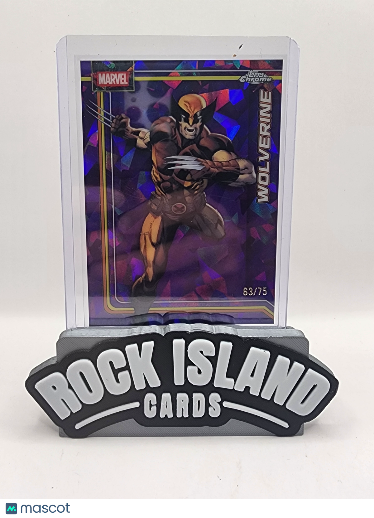 2026 Topps Chrome Marvel Sapphire Wolverine 63/75 #199