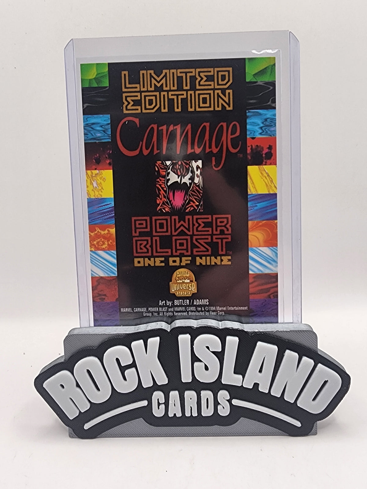 1994 Fleer Marvel Universe Series 5 Carnage Power Blast  Limited Edition #1