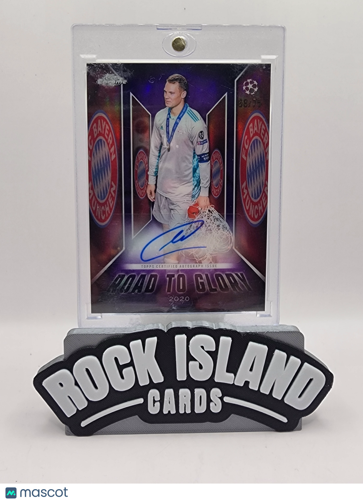 Manuel Neuer 2026 Topps Chrome UEFA Club Competitions Road to Glory #RTG-MN /75