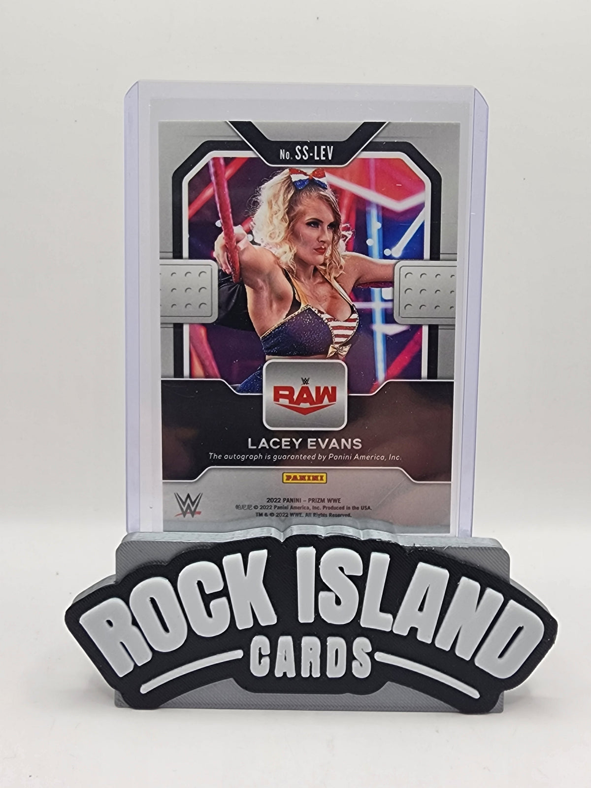 Lacey Evans 2022 Panini Prizm WWE #SS-LEV Sensational Signatures