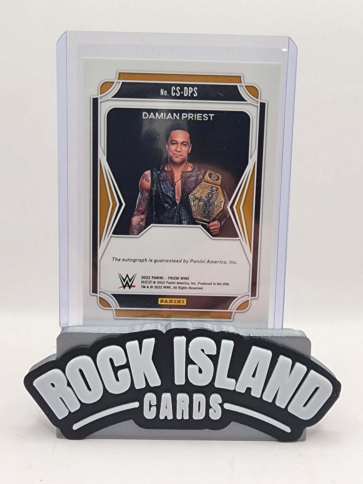 Damian Priest 2022 Panini Prizm WWE #CS-DPS Champion