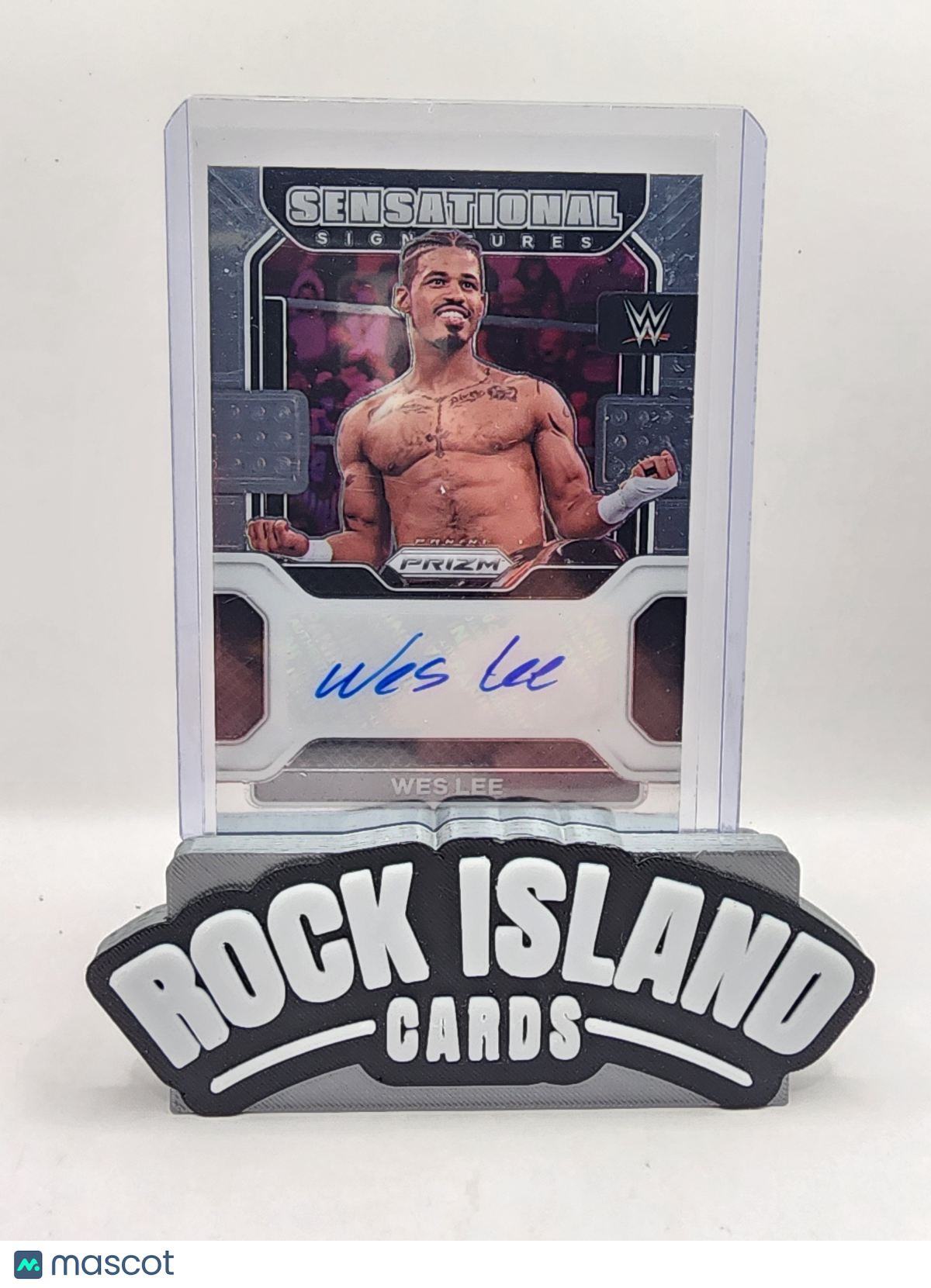 Wes Lee 2022 Panini Prizm WWE #SS-WLE Sensational Signatures