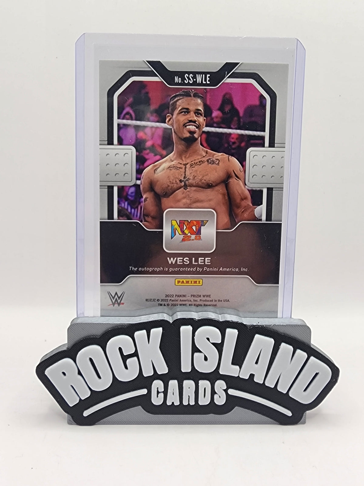 Wes Lee 2022 Panini Prizm WWE #SS-WLE Sensational Signatures