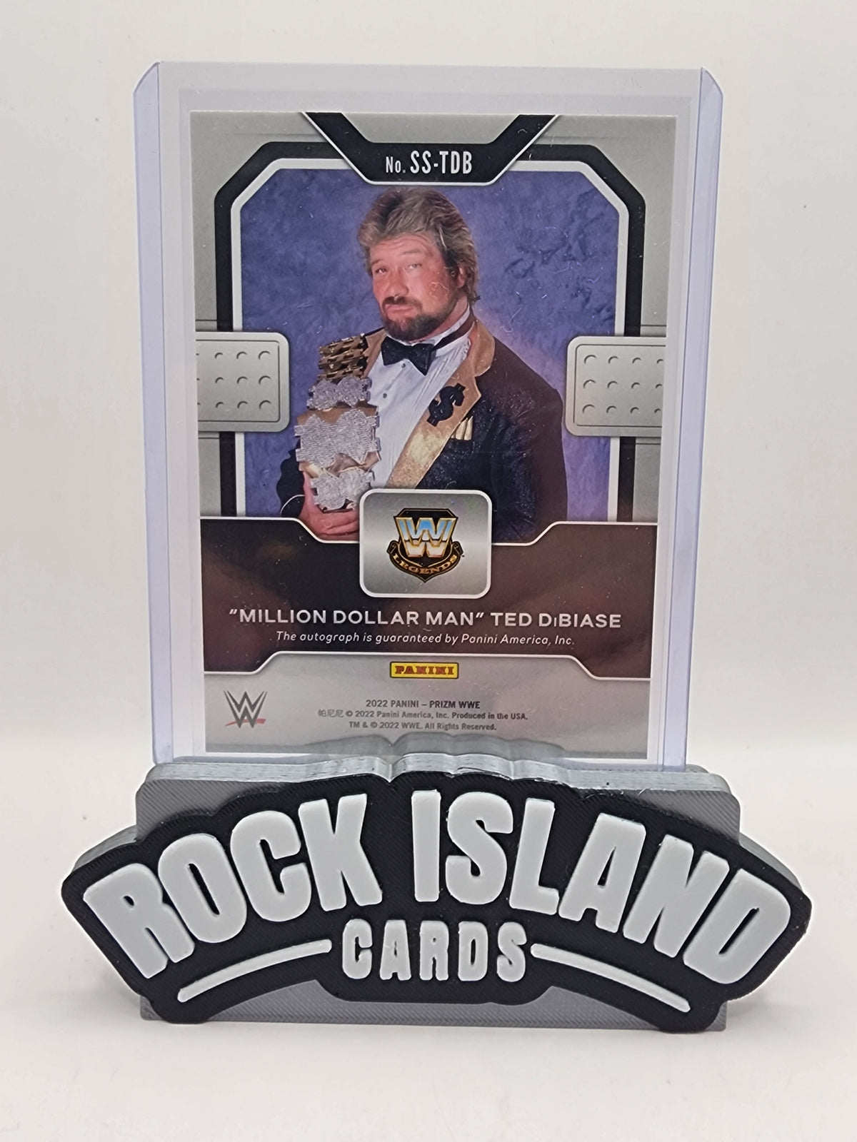 Ted DiBiase 2022 Panini Prizm WWE #SS-TDB Sensational Signatures