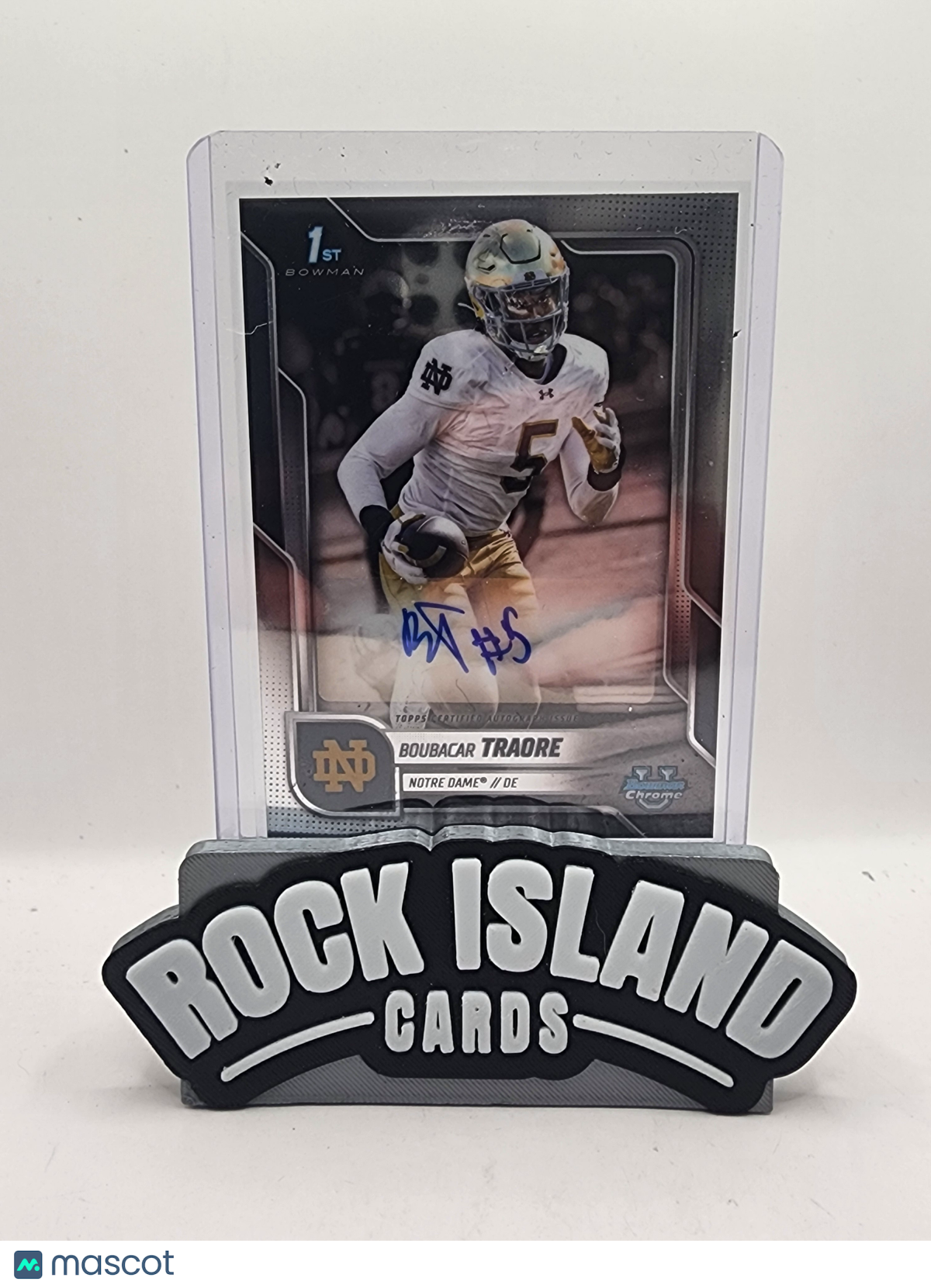 Boubacar Traore 2025 Bowman University Chrome Football #BCA-BT