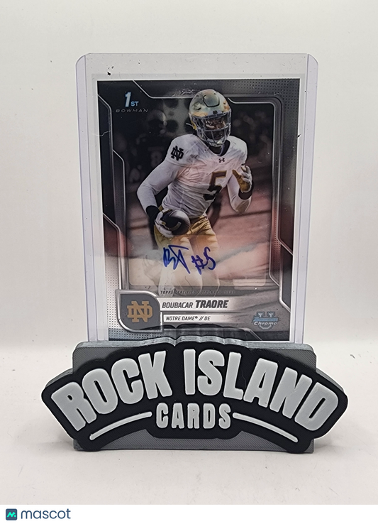 Boubacar Traore 2025 Bowman University Chrome Football #BCA-BT
