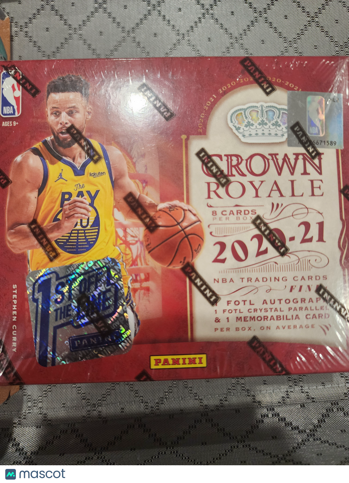2020-21 Panini Basketball  Crown Royale FOTL HOBBY BOX SEALED