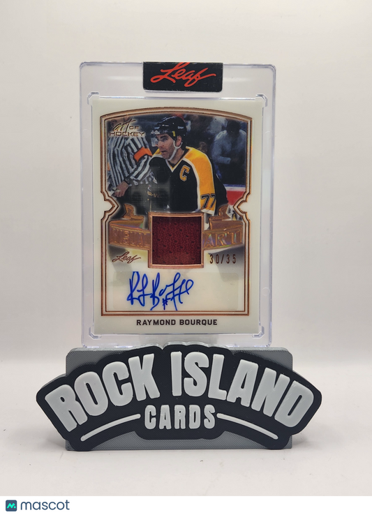 Raymond Bourque 2022 Leaf Art of Hockey Visual Art Autograph /35 Memorabilia