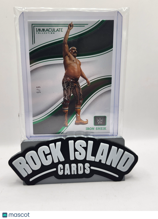 Iron Sheik2023 PaninI Immaculate Collection WWE  #71  GREEN /5