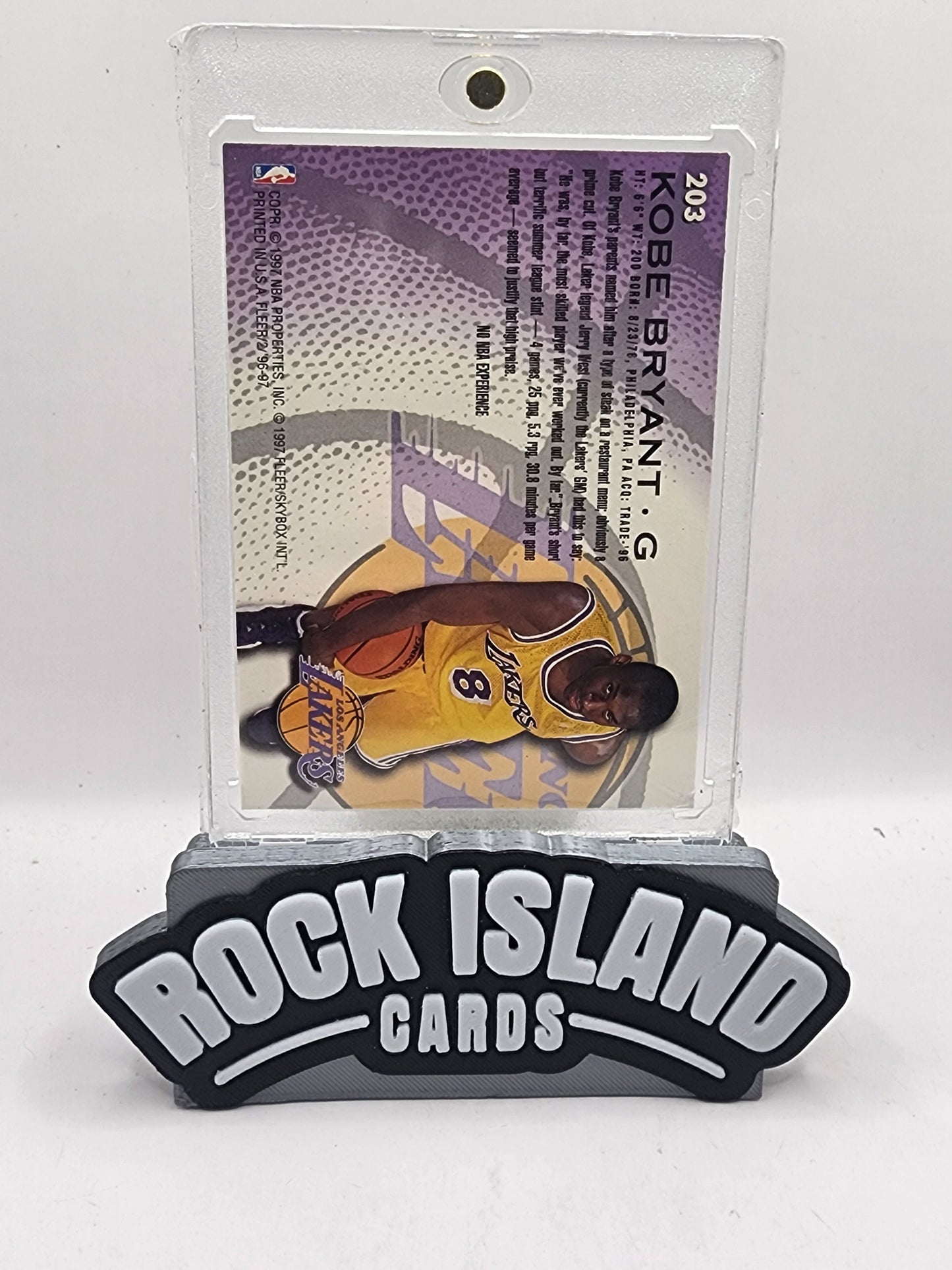 Kobe Bryant 1996-97 Fleer #203 Rookie