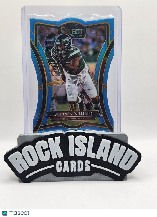 Quinnen Williams 2019 Panini Select #110 Light Blue Die Cut /99 Rookie