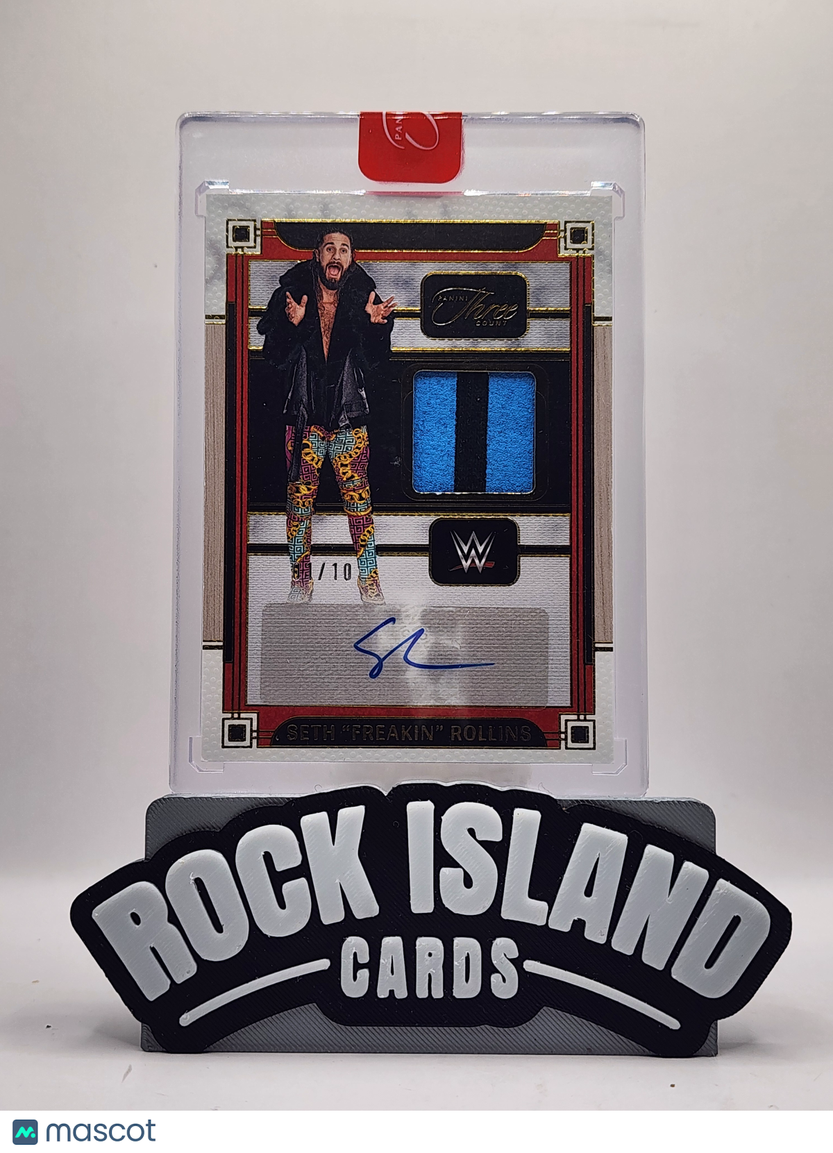 Seth Rollins 2024 Panini WWE Three Count #MA-SFR 01/10 Autograph Memorabilia