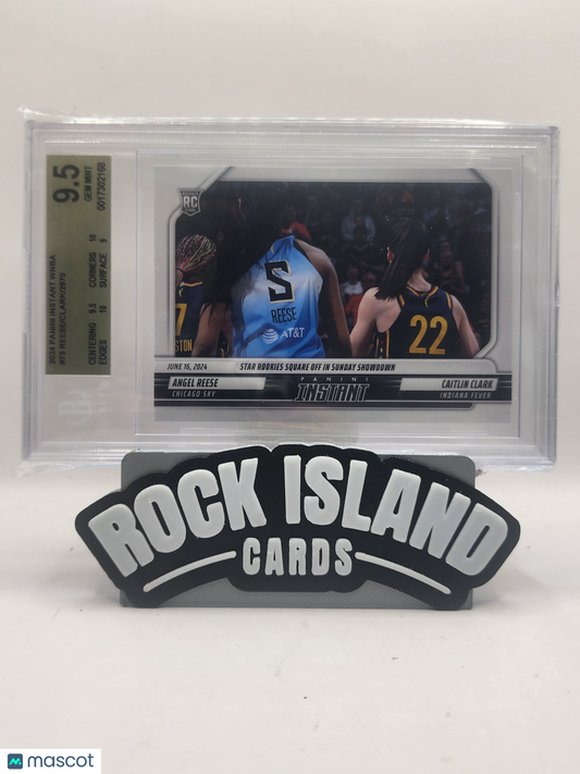 Caitlin Clark Angel Reese 2024 Panini Instant WNBA Sunday Showdown #73 / BGS 9.5