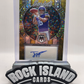 Jaren Hall 2023 Panini Mosaic #RS-JHAL No Huddle Gold Prizm /10 Rookie Auto