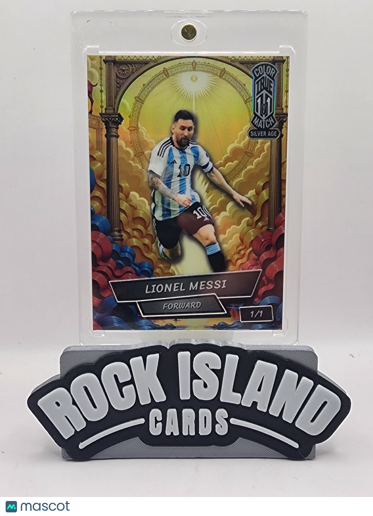 Lionel Messi 2023 Wild Card Comix Silver Age #ACSA-LM1 Color Match 1 of 1