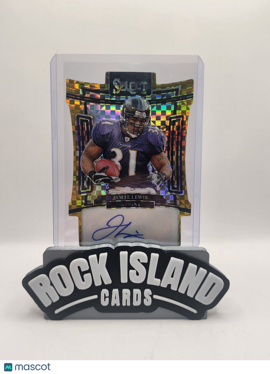 Jamal Lewis 2023 Panini Prizm #SIG-JLE Gold Autograph /10