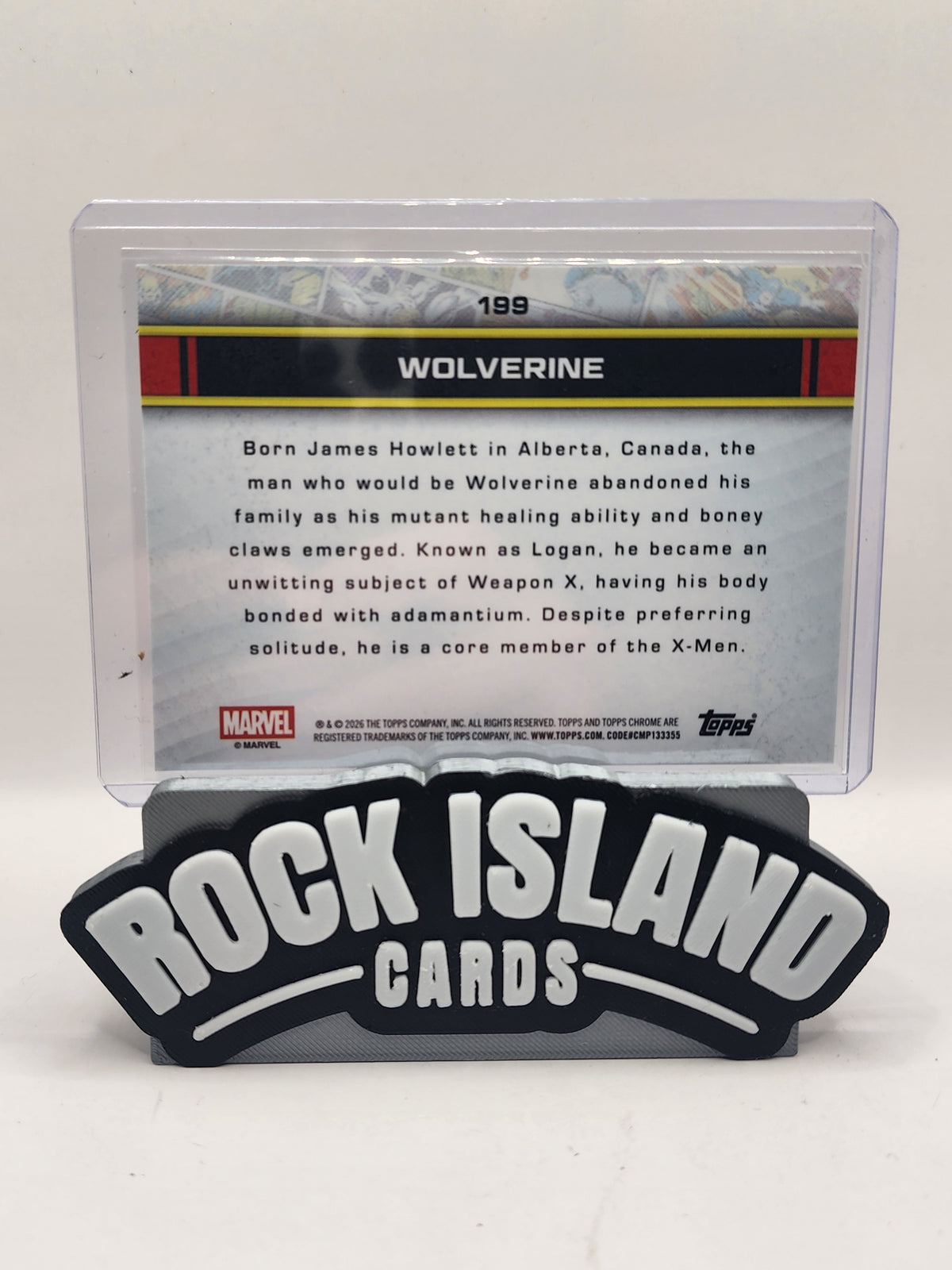 2026 Topps Chrome Marvel Sapphire Wolverine 63/75 #199