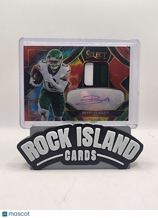 Braelon Allen 2025 Panini Select Football #SME-BAN Tie-Dye Patch /25