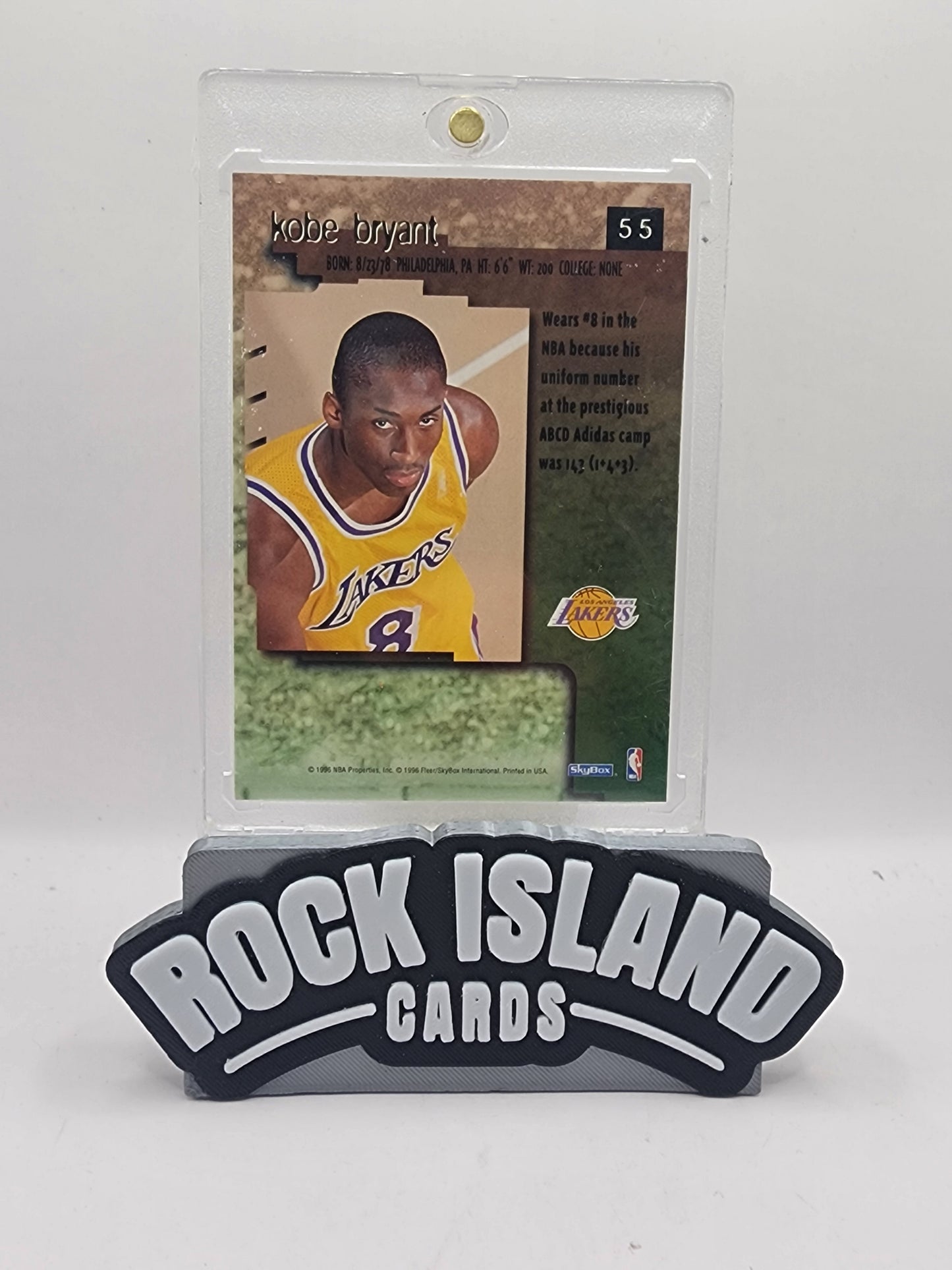 Kobe Bryant 1996 SkyBox Premium #55 Rookie
