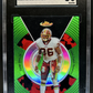 2005 Topps Finest Sean Taylor Green Refractor #/199 Redskins SGC 8