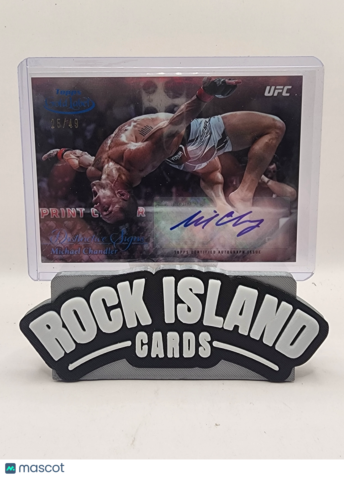 Michael Chandler 2024 Topps Gold Label UFC #DSS-MC 25/49