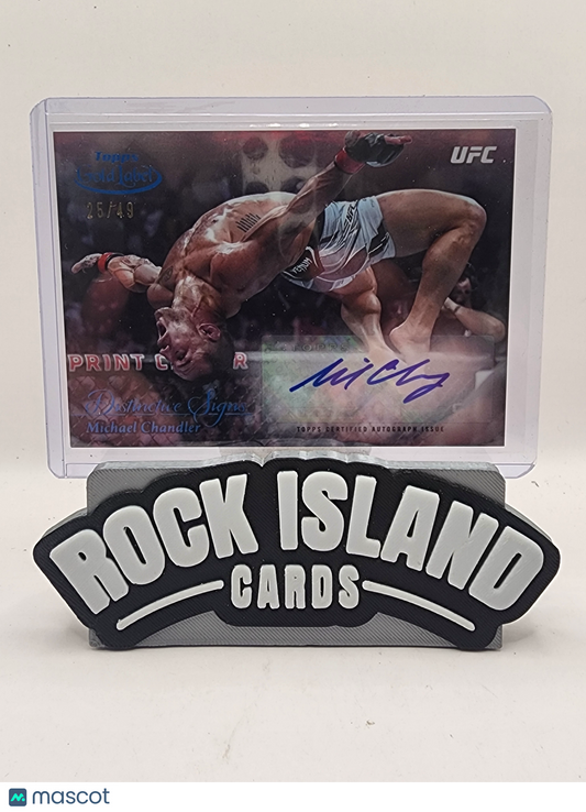 Michael Chandler 2024 Topps Gold Label UFC #DSS-MC 25/49