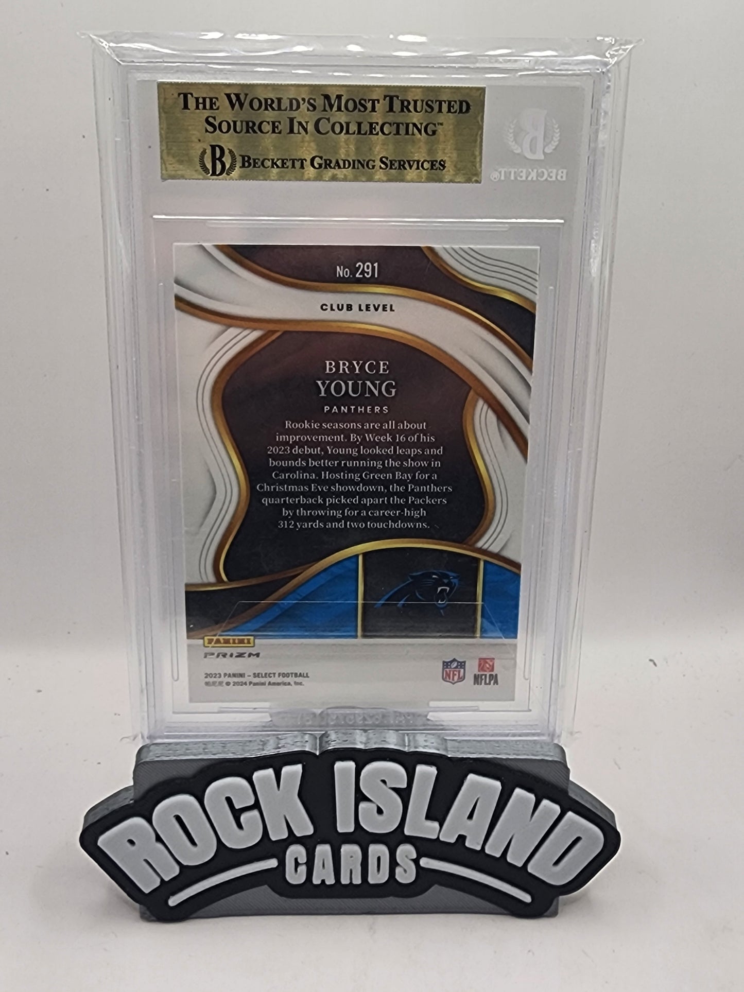 Bryce Young 2023 Select Prizm #291 Silver Rookie BGS 9.5