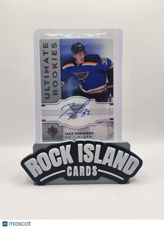 Tage Thompson 2017-18 Upper Deck Ultimate Collection Ultimate Rookies Auto /299
