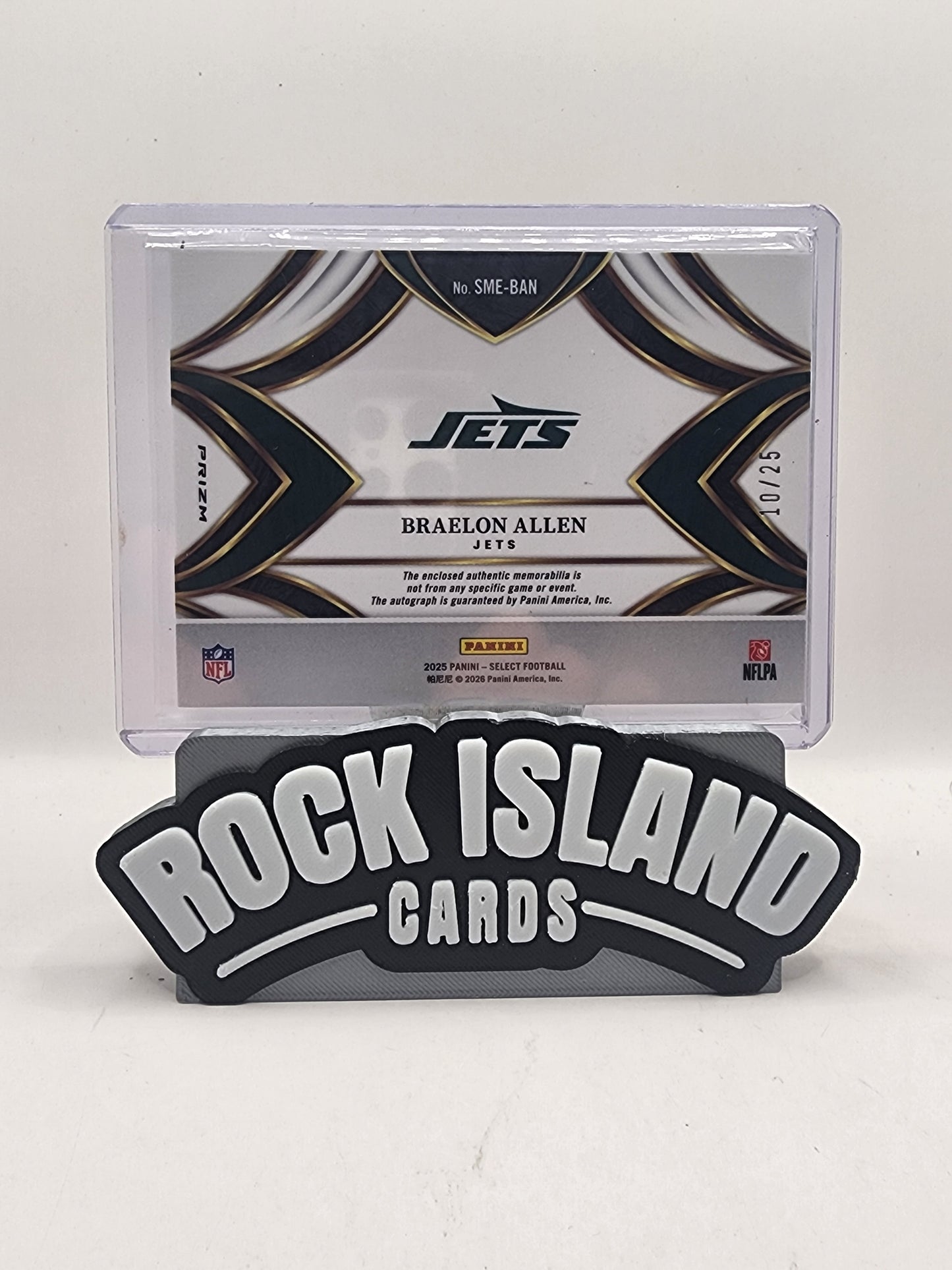 Braelon Allen 2025 Panini Select Football #SME-BAN Tie-Dye Patch /25