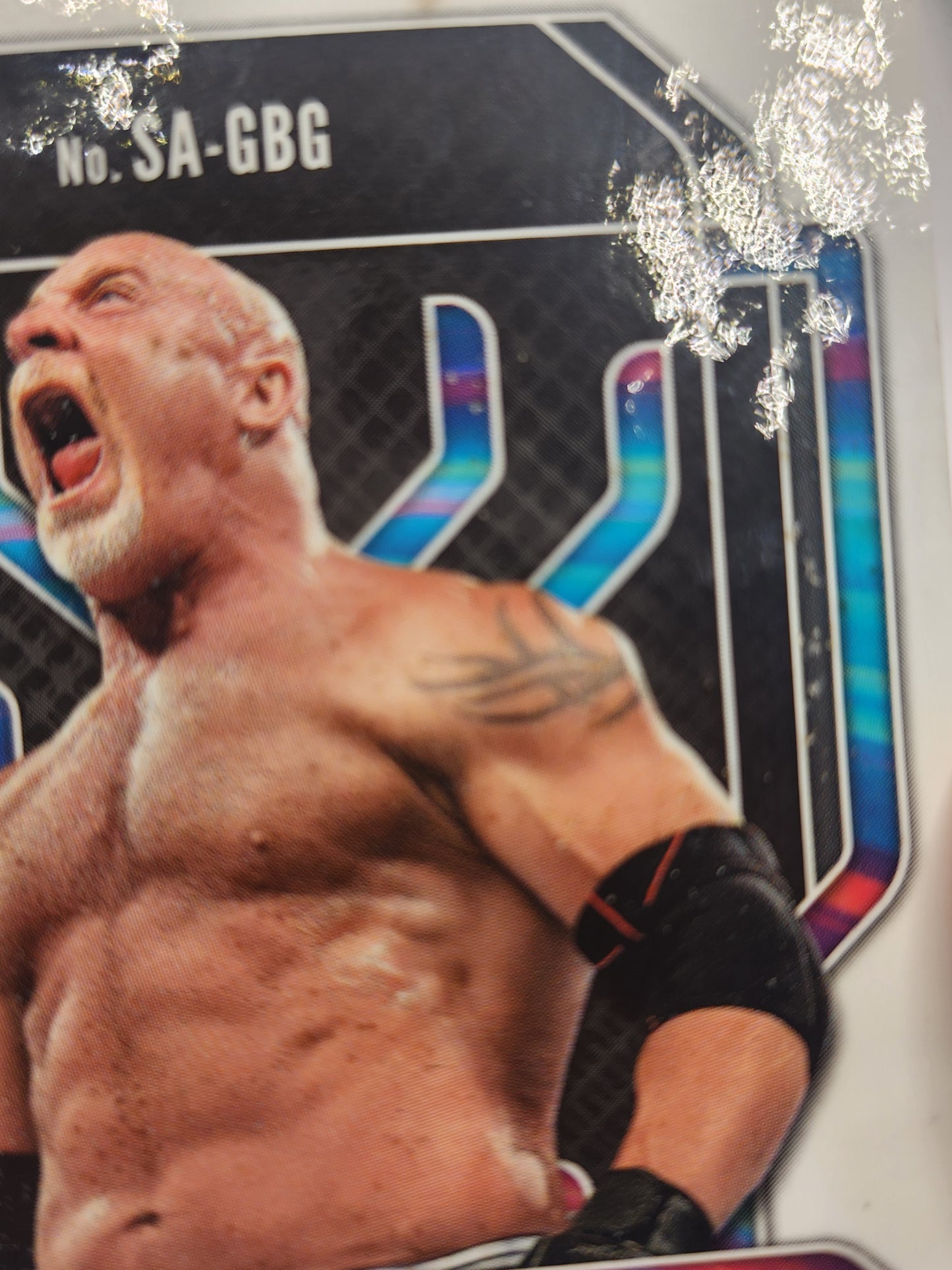 Goldberg 2022 Panini Prizm WWE #SA-GBG Red 82/99 *READ NOTES *