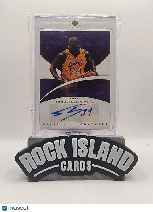 Shaquille O'Neal 2018 Panini Immaculate Collection Heralded Signatures /25