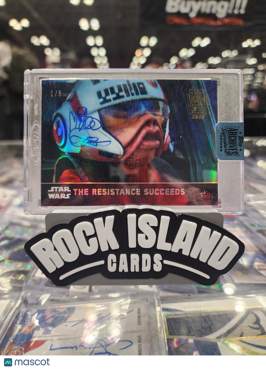 2018 Topps Star Wars Masterwork Nien Numb 1/5 Refractor