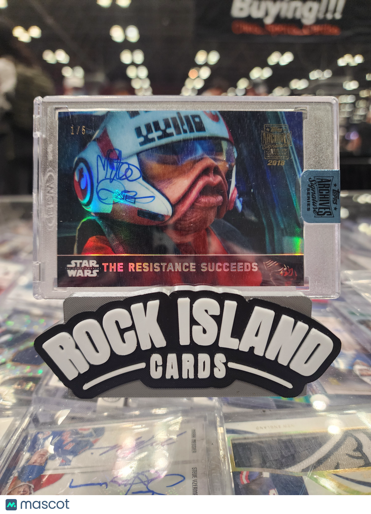 2018 Topps Star Wars Masterwork Nien Numb 1/5 Refractor