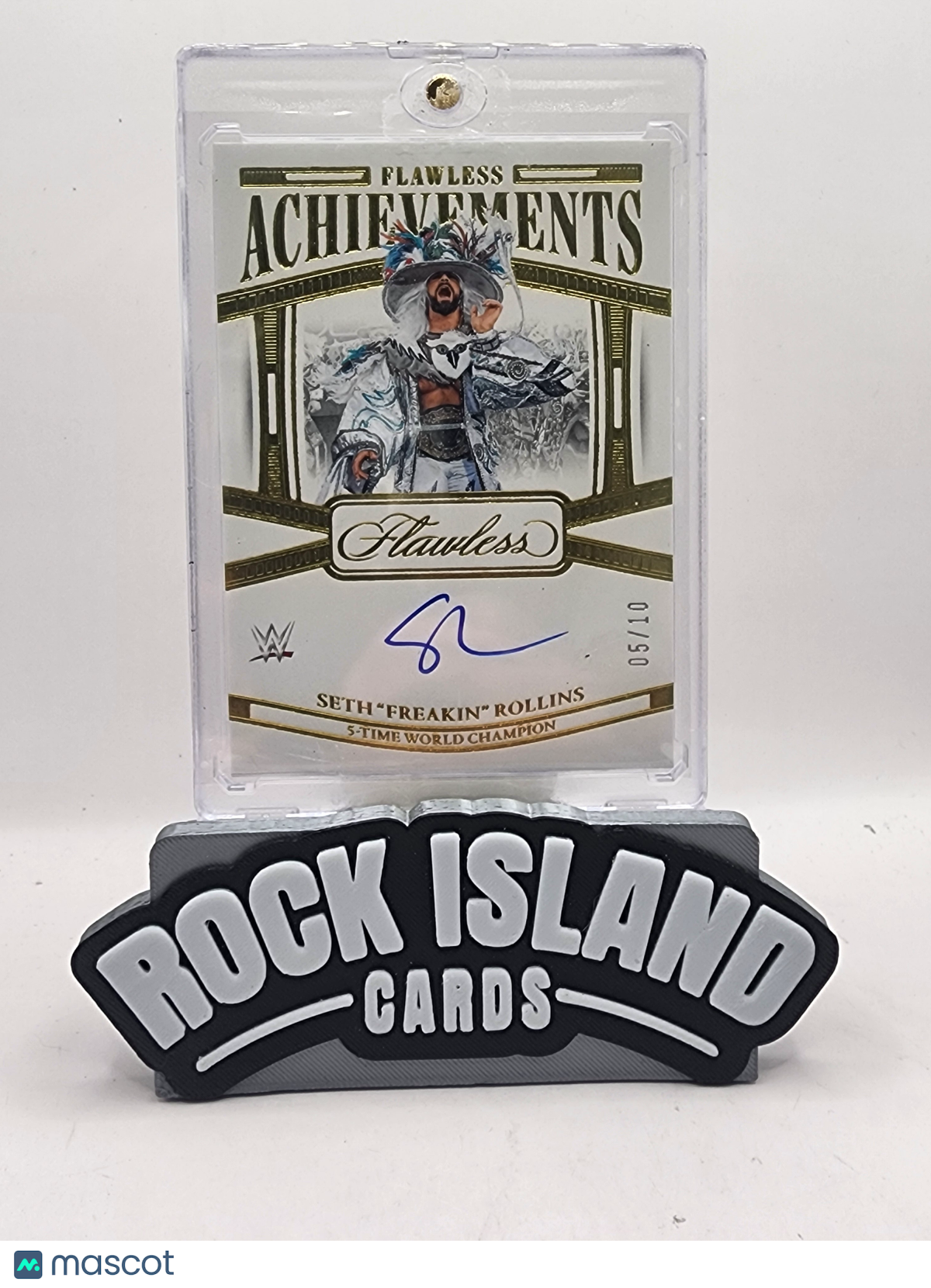 Seth "Freakin" Rollins 2024 Panini Flawless WWE Achievements #FA-SFR 05/10