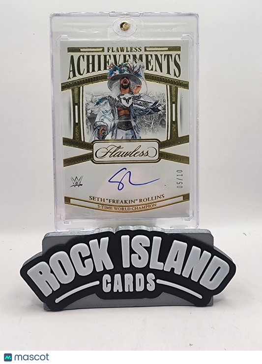 Seth "Freakin" Rollins 2024 Panini Flawless WWE Achievements #FA-SFR 05/10