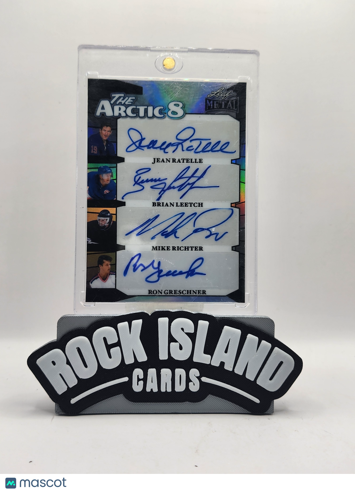 2025 Leaf Metal Arctic 8 Auto 1/1 NYR Messier, Leetch, Rotelle, Greschner..