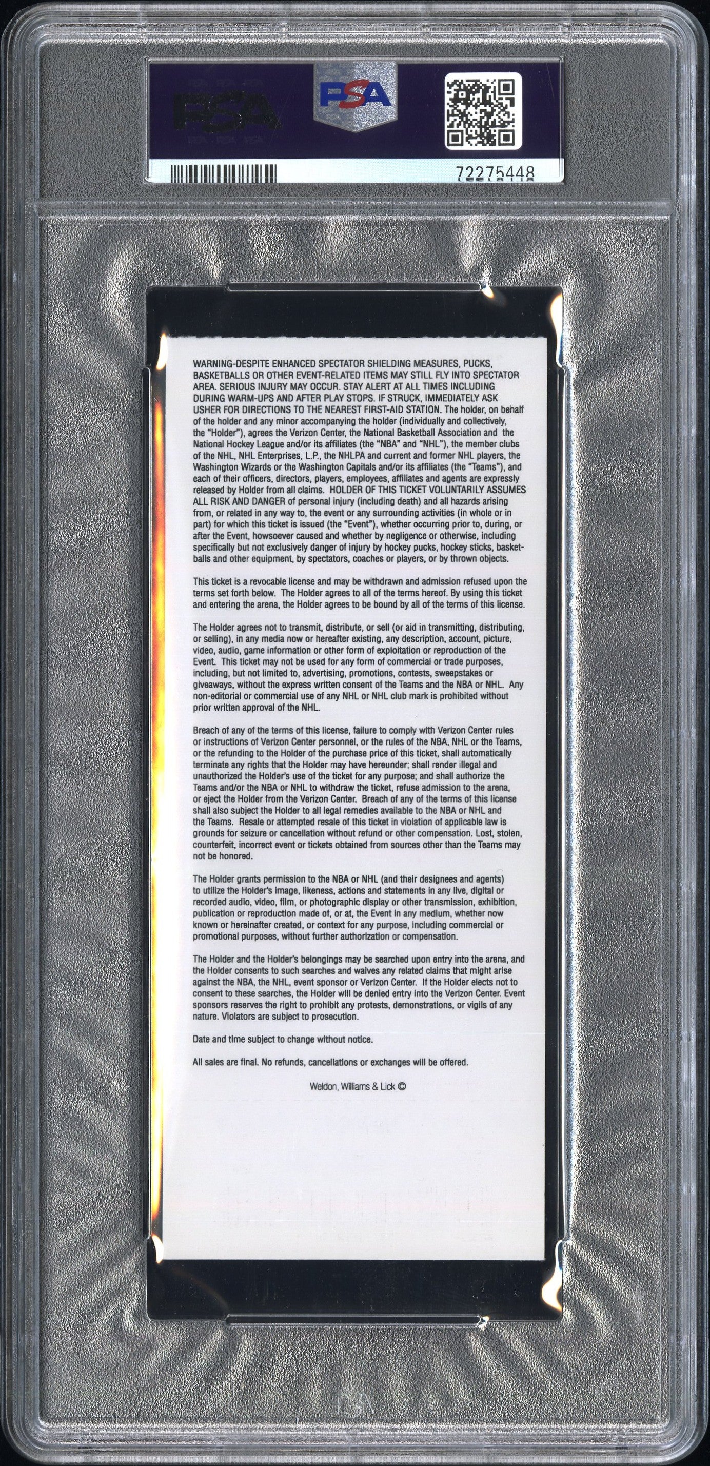2015 Washington Capitals / Edm Oilers Ovechkin/McDavid (Rke) Matchup PSA 10