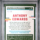 Anthony Edwards 2023 Panini Donruss Optic #59 Fast Break Gold /10 PSA 9