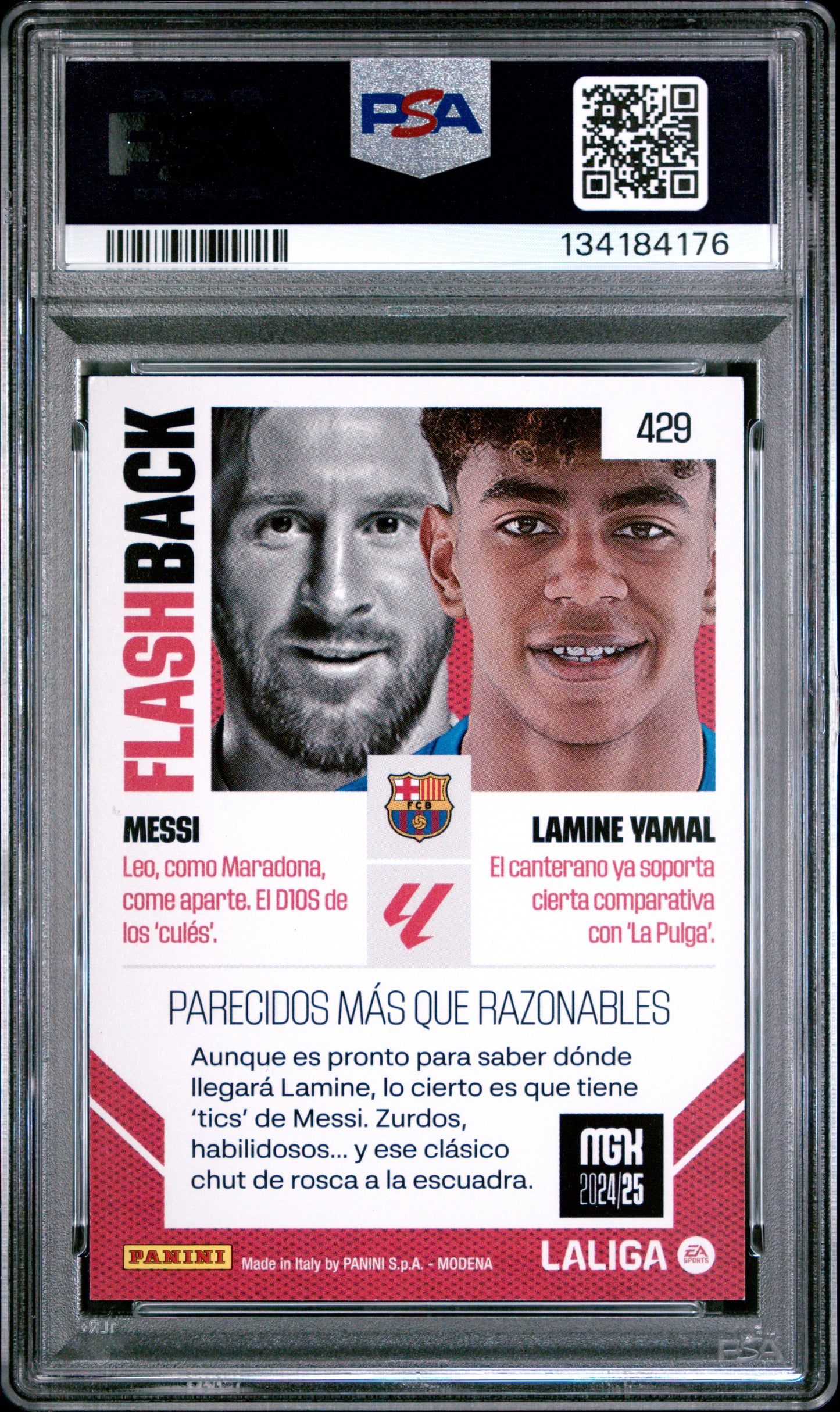 Lionel Messi Lamine Yamal 2024 Panini Megacracks MGK Laliga Ea Sports 429 PSA 10