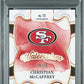 Christian Mccaffrey 2024 Panini Select Watercolors #12 Gold Prizm /10 PSA 9