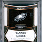 Tanner Mckee 2024 Panini Select Signatures #SPTME Die Cut Green Prizm 5/5 PSA 9