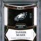 Tanner Mckee 2024 Panini Select Signatures  Die Cut Tie-Dye Prizm /25 PSA 10