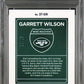 Garrett Wilson 2022 Donruss Optic Downtown #DTGW Black Pandora Rookie /25 PSA 9
