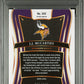 JJ Mccarthy 2024 Panini Select #342 Tri Color Prizm Rookie PSA 9