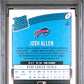 Josh Allen 2018 Panini Donruss #304 Rated Rookie Rookie PSA 7
