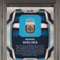 Nahuel Molina 2024 Panini Prizm Conmebol Copa America #10 Gold Pulsar 6/10 PSA 9