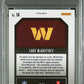 Luke Mccaffrey 2024 Panini Prizm Emergent #14 Gold Vinyl 3/5 Rookie PSA 10