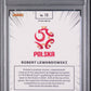 Robert Lewandowski 2022 Panini Prizm World Cup Qatar Manga #15 PSA 9