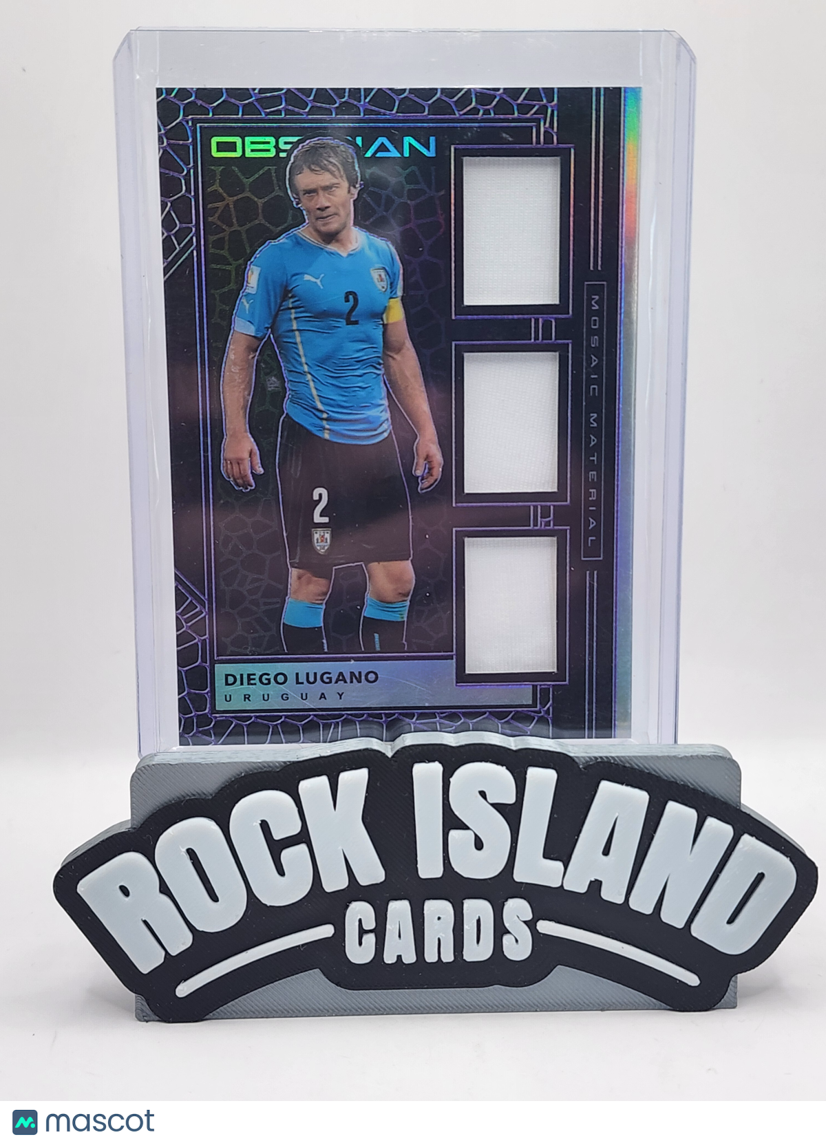 Diego Lugano 2019 Panini Obsidian Mosaic Material #MM-DLU 33/75